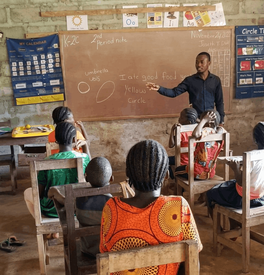 Students at Fairview Missionary School